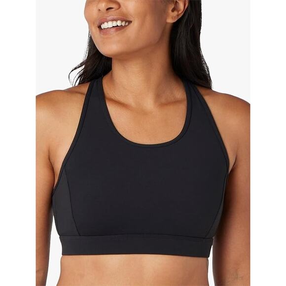 [Fair Harbor] Black Wireless The Corliss Sports Bra Workout Size Medium M - Picture 1 of 10